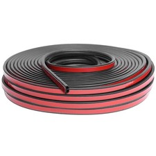 Car Door Rubber Seal Strip 98.4 Ft Double Hollow Weather Stripping
