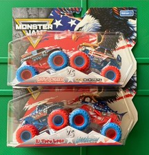 Monster Jam Stars  Stripes Series Exclusive Toro Loco Megalodon Digger Digatron