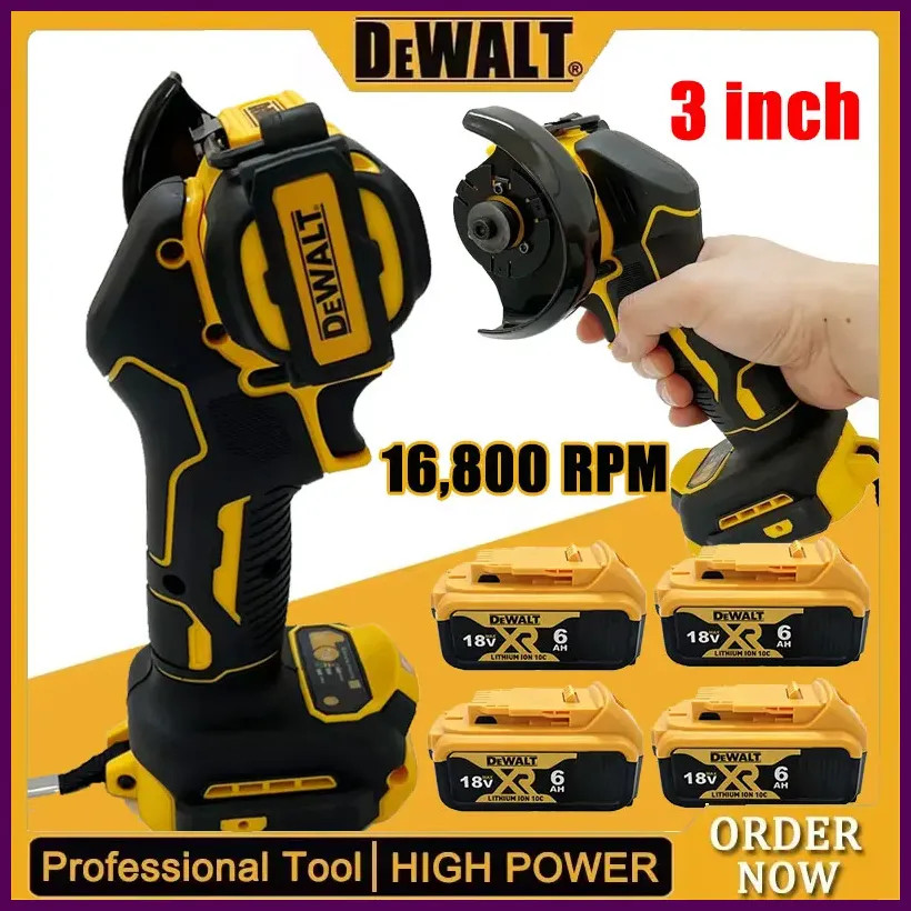 DEWALT Cordless Grinder Cutting Machine Grinding Polishing Machine Electric...