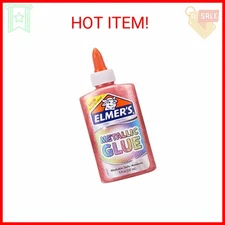 Elmer's Metallic School Glue, 5 Ounces, Pink