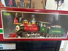 LGB 2018D G Scale DSP&PRR 2-6-0 Mogul Steam Locomotive & Tender #18 NEW