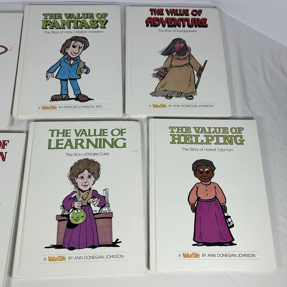 Value Tales Series Book Lot of 6 by Ann & Spencer Johnson Hardcovers Educational - Image 3 of 4