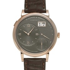 A. Lange & Sohne Grand Lange 1 137.033 Men's Gray Pink Gold Manual Wind #W009 2