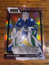 2023-24 UD O-Pee-Chee Platinum Sunset RC Parallel Arturs Silovs Pittsburgh Pens