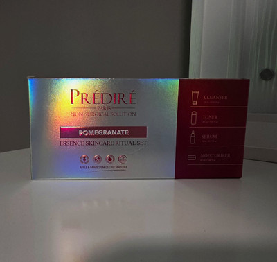 Predire Paris Pomegranate Essence Set Cleanser Toner Serum Moisturizer