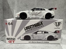 MINI GT LBWK LB WORKS Nissan GT-R White #64