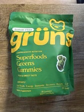 Gr ns Superfoods Greens Gummies   Sugar-Free   New  Sealed   Best By 05/2027