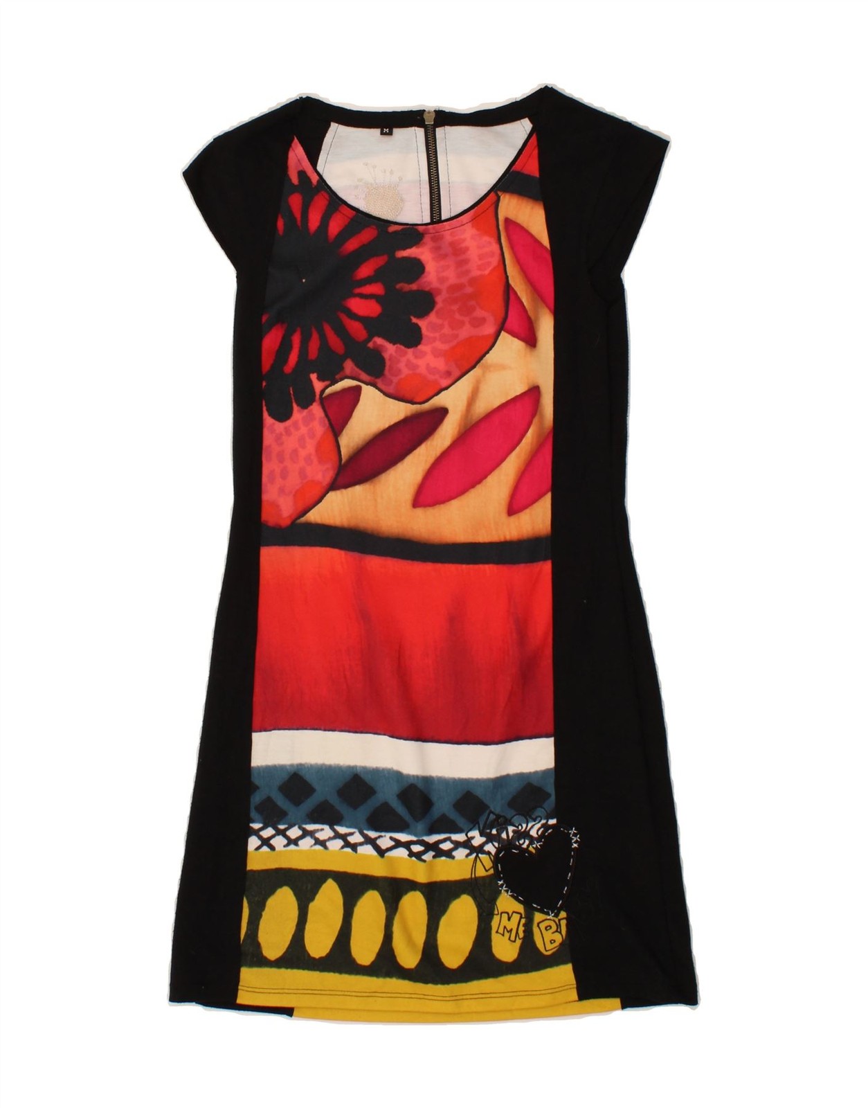 DESIGUAL Womens Abstract Pattern Basic Dress UK 1… - image 1