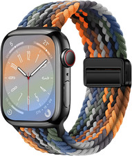 Magnetic Braided Sport Loop Compatible with Apple Watch Bands for Women Men