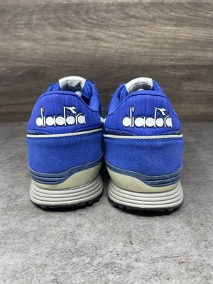 Diadora Titan Running Shoes Mens Size 10 Blue Suede Sneakers 