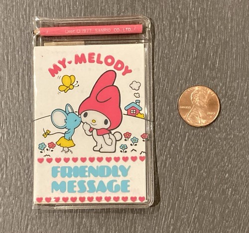 1970s Vintage Sanrio My Melody Friendly Message Mini Stationery Pencil Paper Set