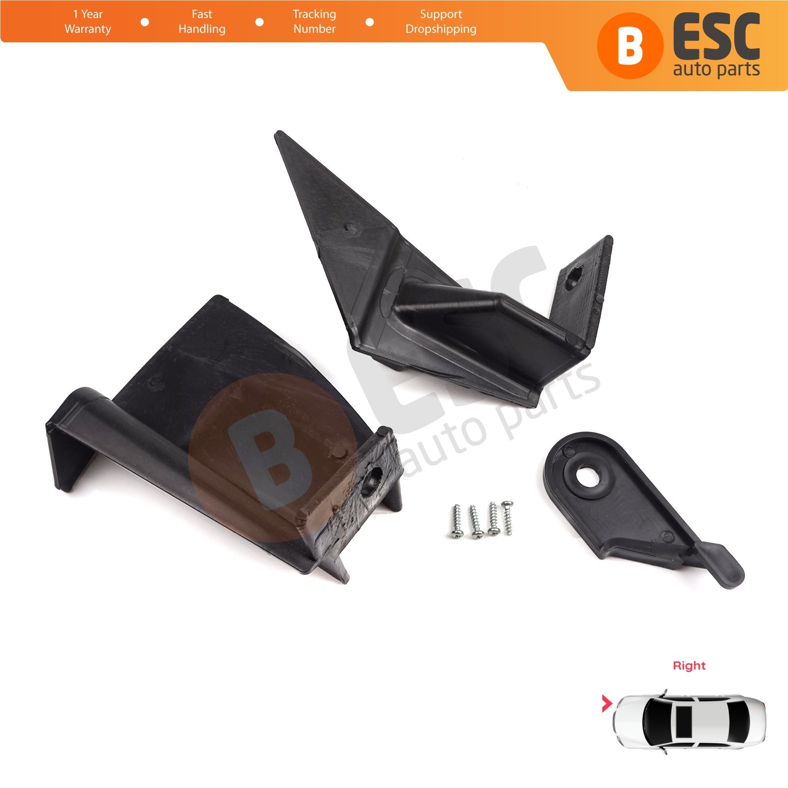 Headlight Repair Bracket Right for Renault Dacia Lodgy Dokker 2012-On 260102414R