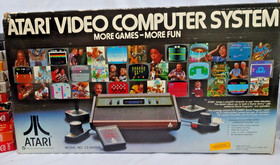 Estate Find Atari Video Computer System Model cx-2600A 1980 + 12 Game Cartridges