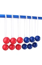 Ladder Ball Toss Game Replacement Bolo Balls, Golf Ball Bolas Set (3Red/3Blue)