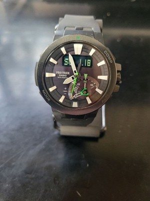 Casio Protrek PRW-7000 Solaruhr Digital Analog Kautschuk WHT BLK Top