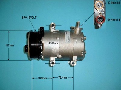 AutoAir Aircon Compressor 14-0232 For Ford Galaxy II