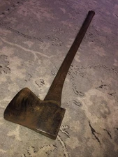 Vtg. B & O Railroad Baltimore & Ohio Jersey Pattern Axe 6 Lbs Overall Antique