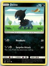 Deino 60/111 Common SM - Crimson Invasion Pokemon EN LP