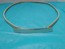 Vintage Style Rose Gold Toned Thin Metal Snake Belt Stretches Large-X-Large