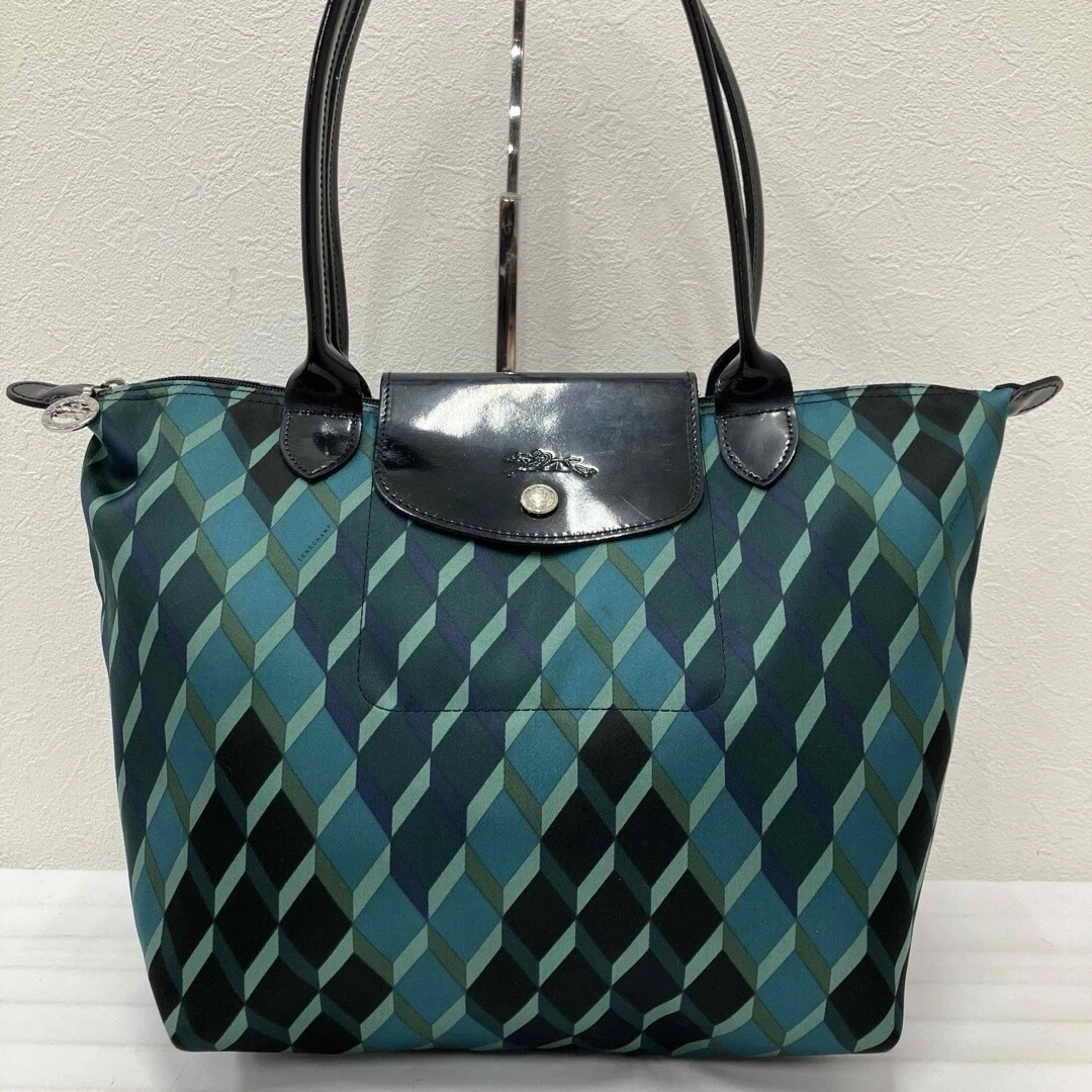 Longchamp Tote Geometric Bags & Handbags for Women for sale | eBay