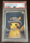 2023 Pikachu Grey Felt Hat Promo SVP 085 Pokémon x Van Gogh PSA 7 NM ICONIC