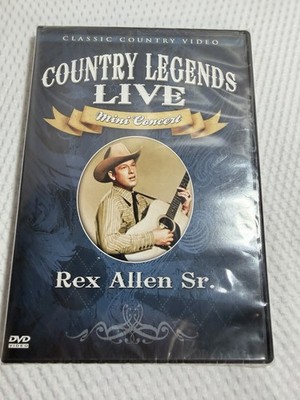 Timeless Media Group Country Legends Live Mini Concert DVD 2007 Rex Allen Sr.