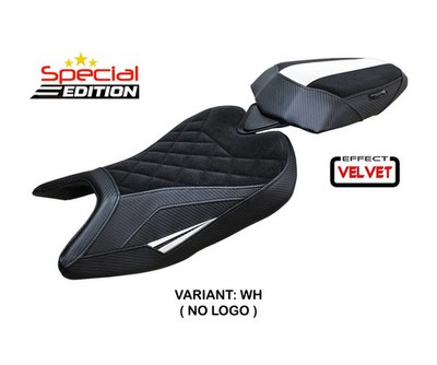 Sattelbezug Sitzbezug Bezz Velvet S.E Wei Tpz APRILIA RS 457 2023 2026