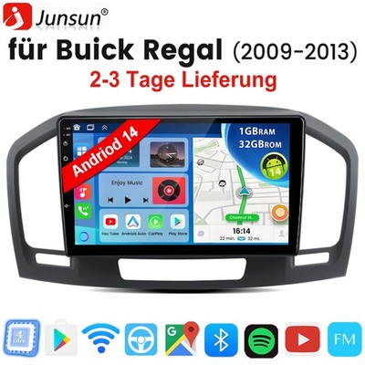 32G Android 15 Carplay Autoradio GPS DSP Für Opel Insignia 2008-2012 Buick Regal