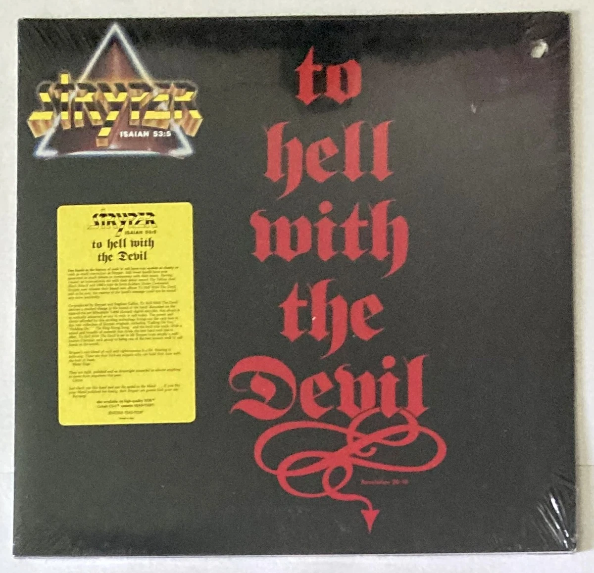 stryper to hell with the devil products for sale | eBay