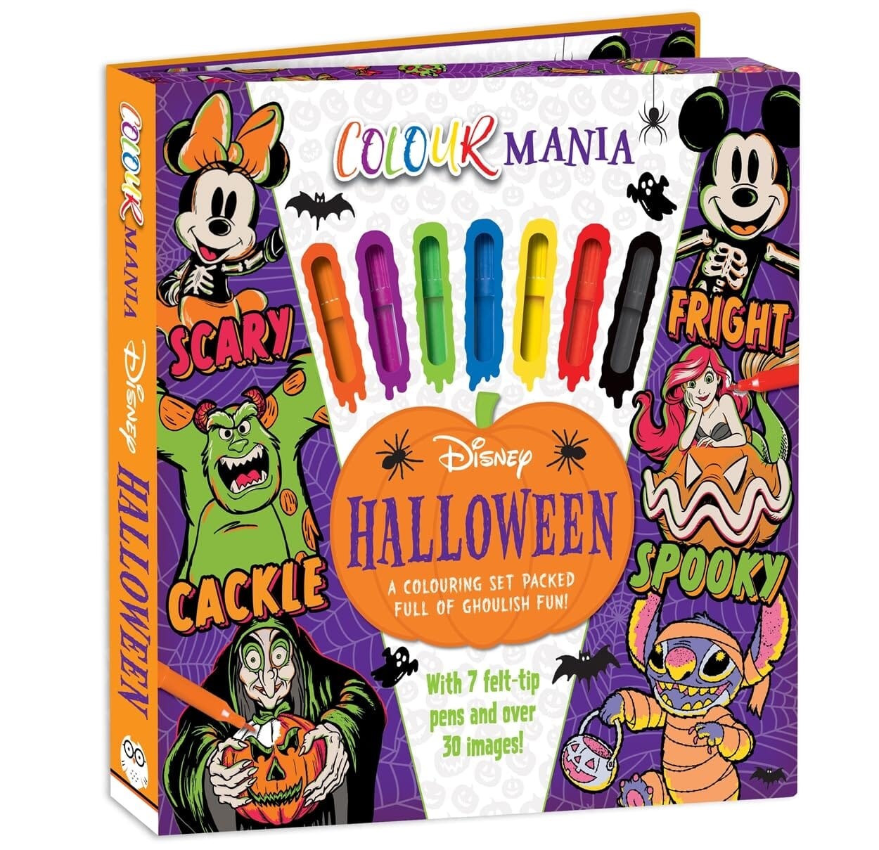 Disney Halloween: Colourmania: A Colouring Set Packed Full of Ghoulish Fun!