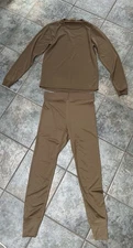 British Army Thermal Long Johns and Vest Top Set Base Layer Underwear Size Med