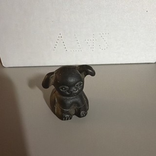 Griswold Pup Cast Iron Advertising Paperweight