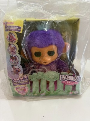 Fingerlings Care n Cuddles Baby Monkey Sunny Purple Interactive Toy 150+ Sounds