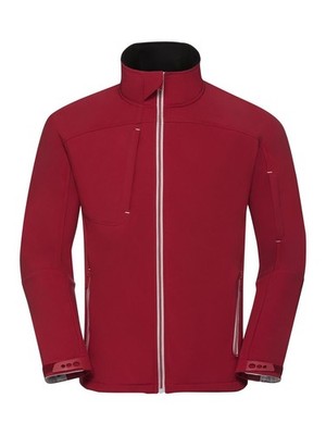RUSSELL Jacke MEN'S BIONIC SOFTSHELL JACKET Herren CLASSIC RED