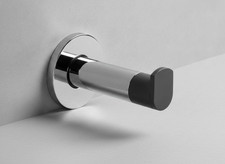 Keuco KE Handtuchhaken Plan 14911, kpl. mit Türpuffer, silber-eloxiert