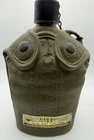 1979 Jim Beam Canteen Army US Military Marines USMC WW2 Decanter Bottle EMPTY