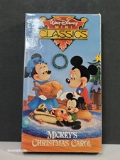 Vtg Walt Disney Mini Classics - Mickeys Christmas Carol VHS Video Cassette 1994
