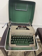 Vintage Royal Portable Typewriter Green Keys w/ Case Mid-Century thumbnail