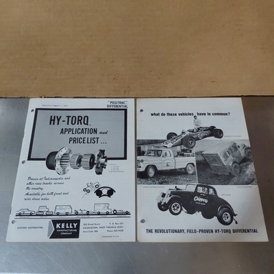 1971 HY-TORQ Factory Dealership Price Guide Salesman Brochure