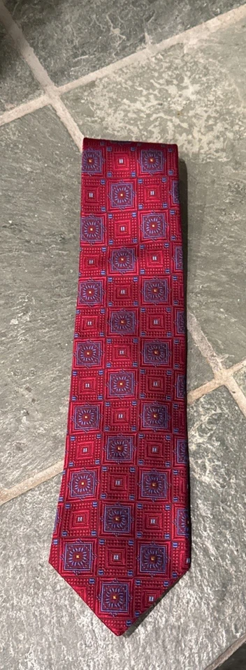 PLATINUM [ XMI ] men's tie 100% Silk Made in USA - Image 4 of 4