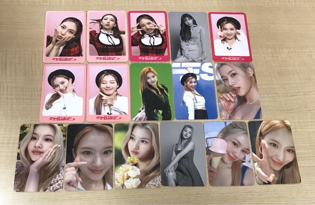 TWICE Trading Card lot set 62 Nayeon Sana Jihyo Mina Dahyun