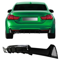 Heckdiffusor Sport Look Passend FüR BMW 4Er F32 F33 F36 Doppelrohr Links