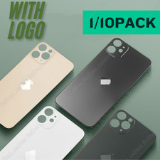 Back Glass Replacement With Logo For iPhone11 12 13 14 15 16 XR X Rear Cover Lot