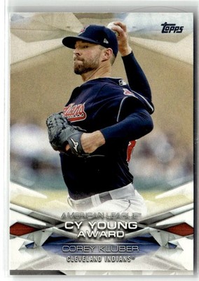 2018 Topps #MLBA-10 Corey Kluber MLB Awards