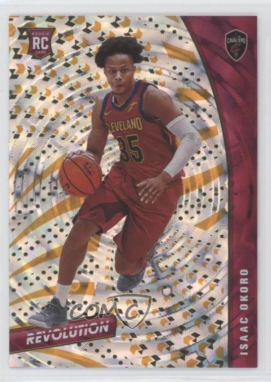 2020-21 Panini Revolution Rookies Fractal Isaac Okoro #142 mp7