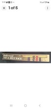 NOS Hollywood Tie And Belt Rack Wood And Brass New in Box
