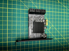 6-Port SATA 3.0 PCIe Card - 6Gbps Data Speed with Cables  Power Splitter