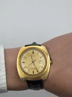 Vintage Timex 46761 Automatic 1975 Men’s Watch – Gold Dial – Works Great