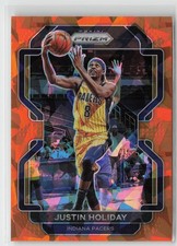 2021-22 Panini Prizm #188 Justin Holiday Orange Ice