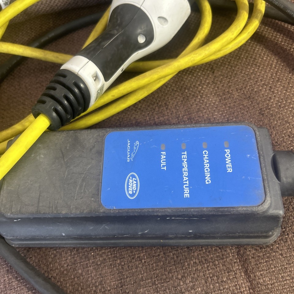 Genuine Jaguar Land Rover EV Charging Cable Type 2 UK Plug 10A spares ...